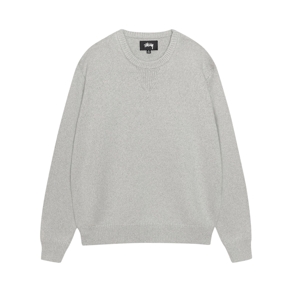 Buy Stussy Handwritten Sweater 'Heather Grey' - 117263 HEAT | GOAT