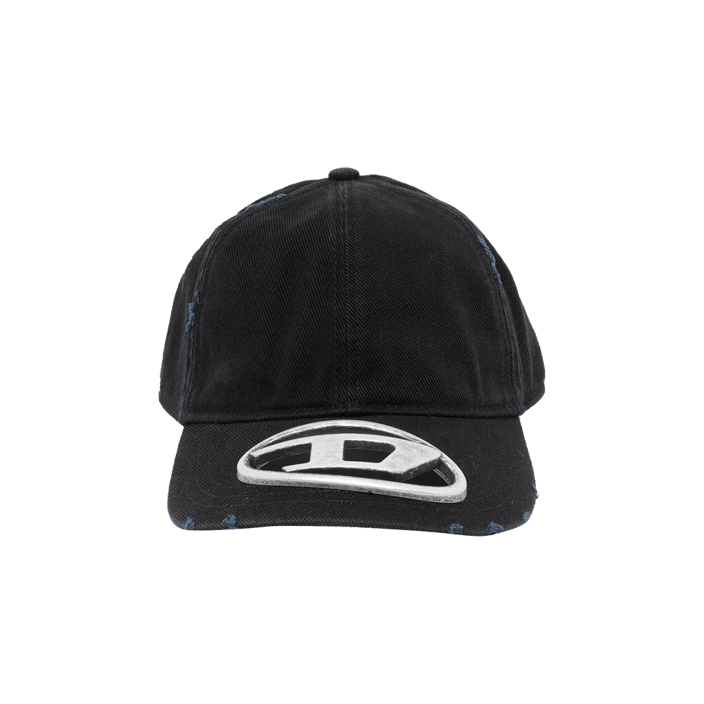 帽子 DIESEL C-Beast-A1 Men's Baseball cap with metal Oval D plaque | Diesel C-BEAST-A1