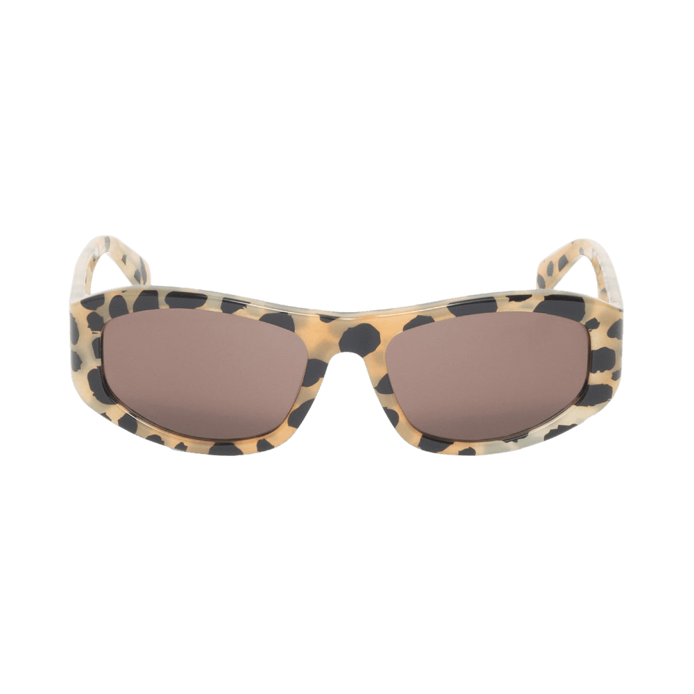 Buy Stussy Landon Sunglasses 'Cheetah/Dark Brown Lens' - 338380