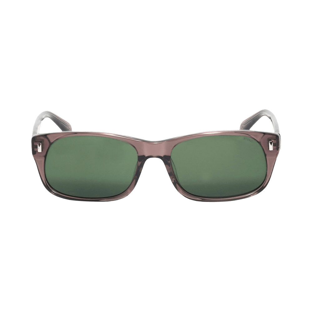 【Stussy】 MICHAEL SUNGLASSES TRANSPARENT TAUPE Michael Sunglasses – Transparent Taupe/Green Lens