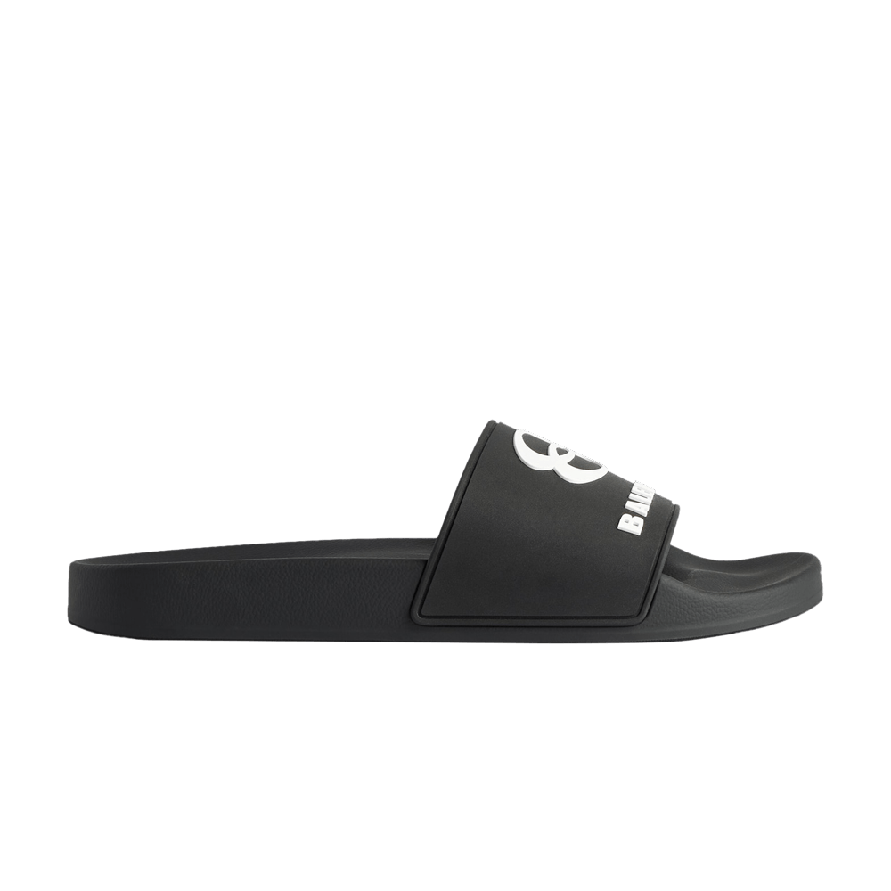 Balenciaga Unity Sports Icon Pool Slides Black