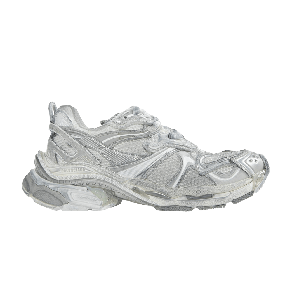 スニーカー BALENCIAGA SNEAKER (779066W3RXP 9110) Buy Balenciaga Runner Sneaker 'Worn-Out - White Silver