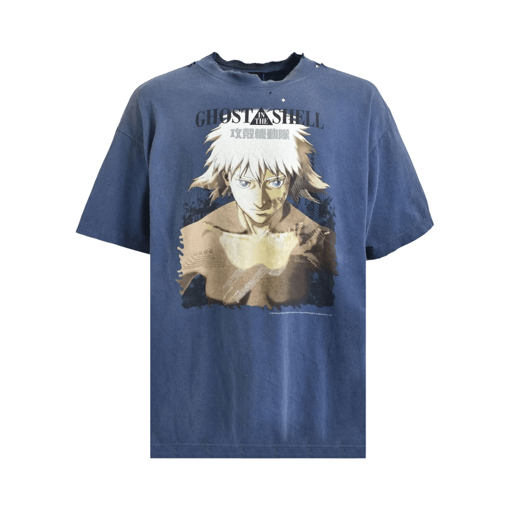 トップス SAINT Mxxxxxx Holy Ghost T-Shirt XL Buy SAINT Mxxxxxx x Ghost in the Shell Tee 'Navy' - SM HR8
