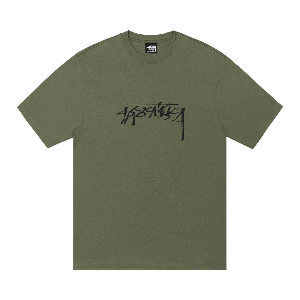 Buy Stussy Sliced Tee 'Olive' - 1905131 OLIV | GOAT