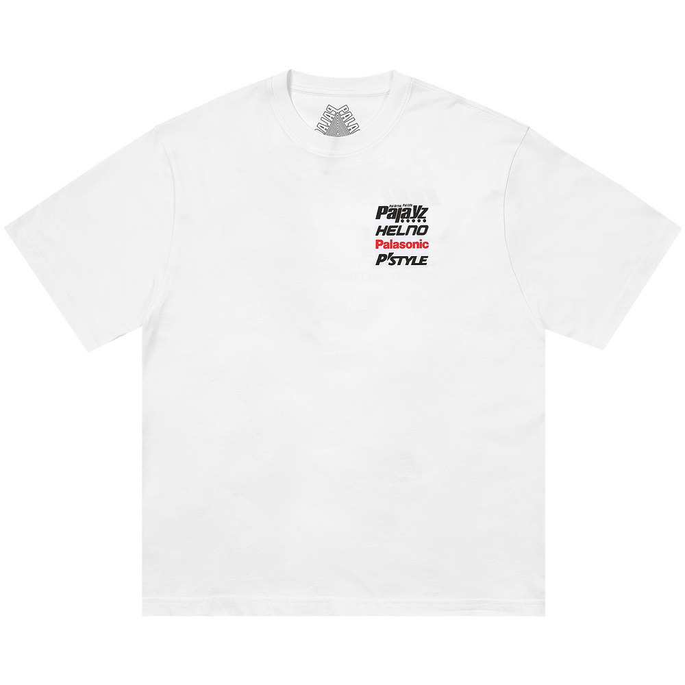 Buy Palace Racey T-Shirt 'White' - P28TS098 | GOAT