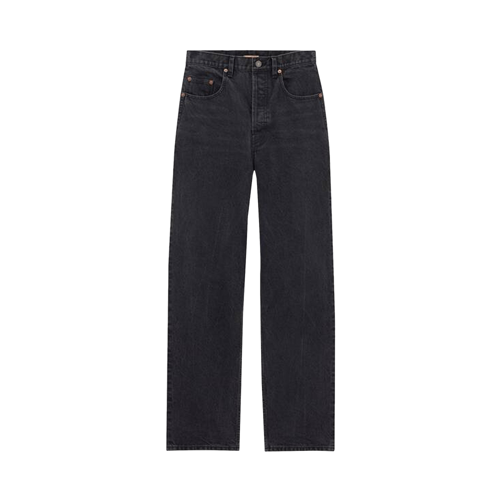 Buy Saint Laurent Carrot-Fit Jeans 'Used Paris Black' - 824083