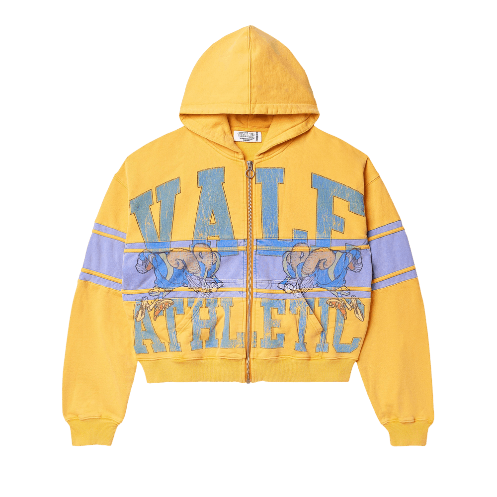Buy Vale Forever Bighorn Zip Up Hoodie 'Yellow' - VALE AU