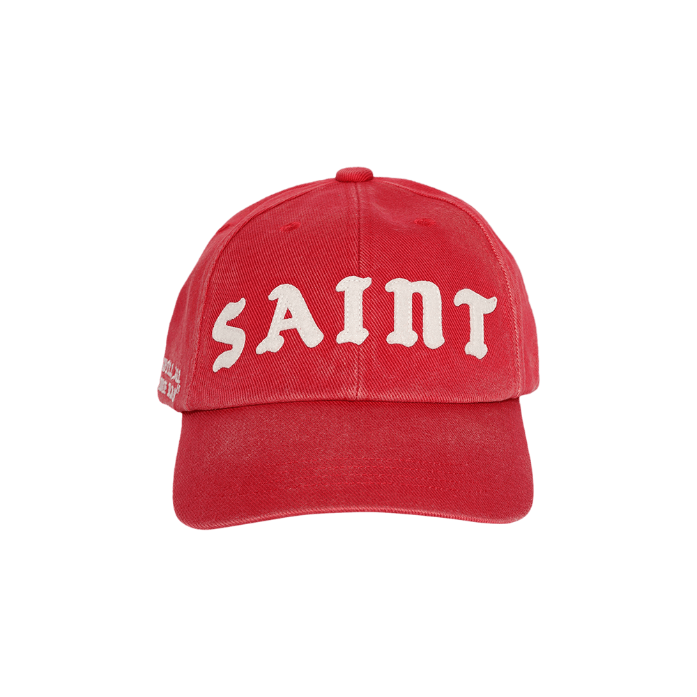 Buy SAINT Mxxxxxx Saint 6 Panel Cap 'Red' - SM HR8 0000 081 | GOAT