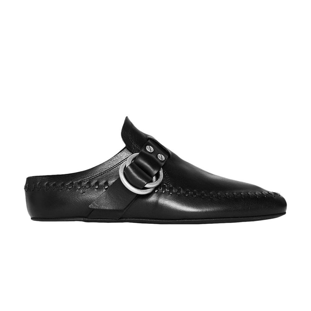 Ann Demeulemeester Ande Soft Shade Rounded Toe Loafers Black