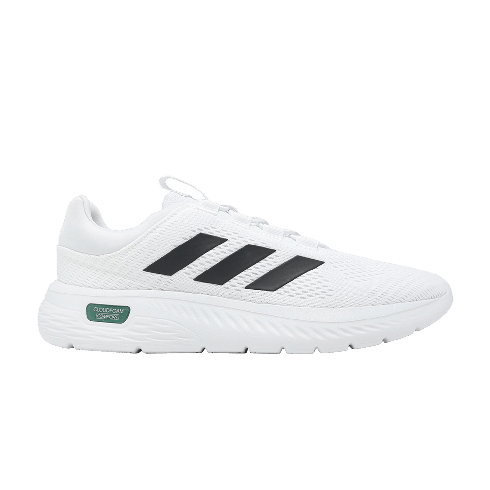 Buy Adidas Cloudfoam Comfy EL 'White Black Collegiate Green