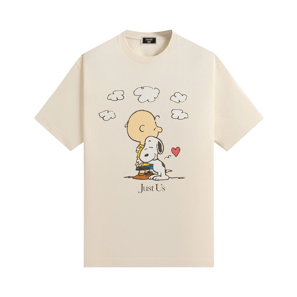 ☆ KITH x PEANUTS Charlie Brown Just Us tee コラボTシャツ ☆ Kith x Peanuts Just Us Tee Sandrift Men's - FW23 - US