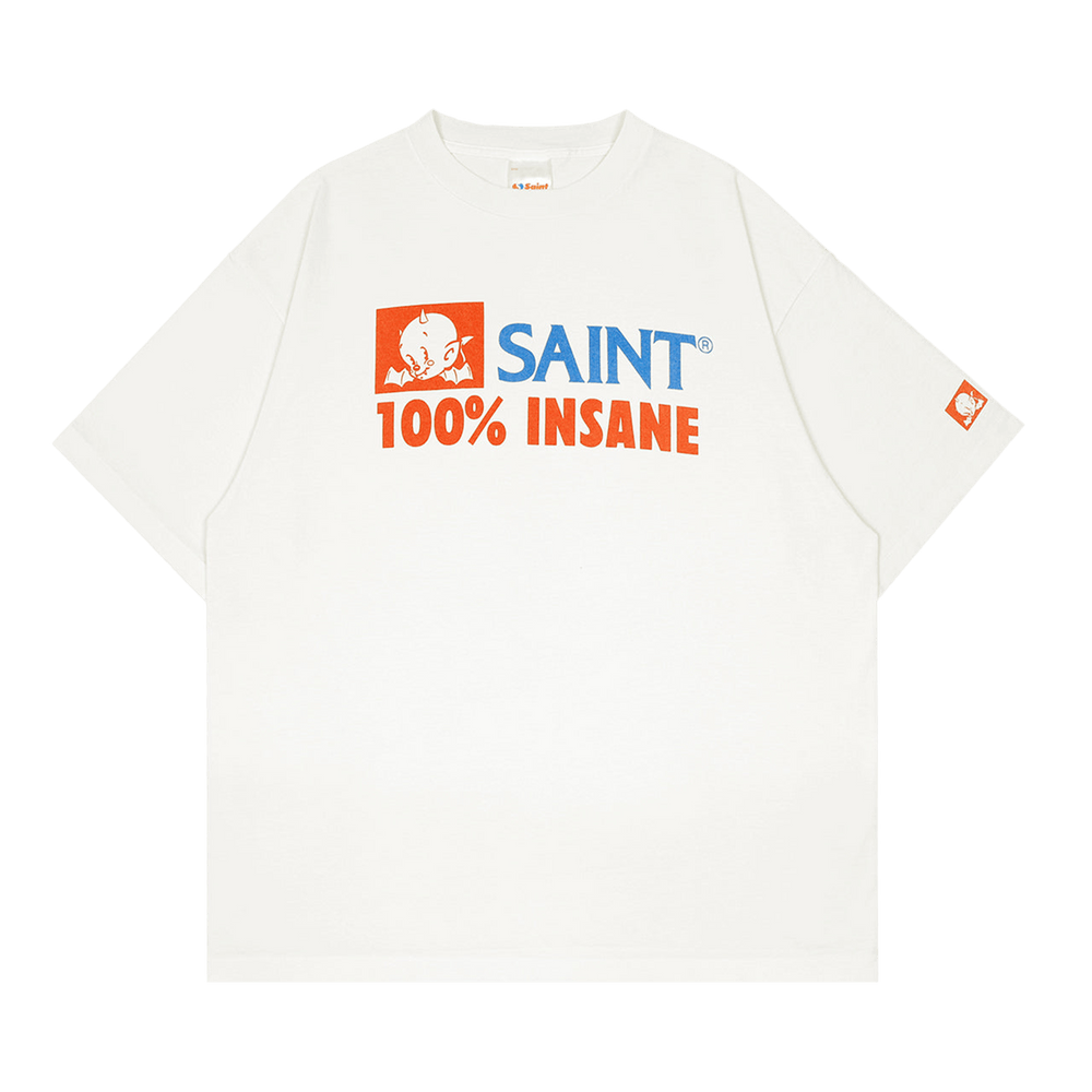 Buy SAINT Mxxxxxx Insane Short-Sleeves T-Shirt 'Navy' - SM