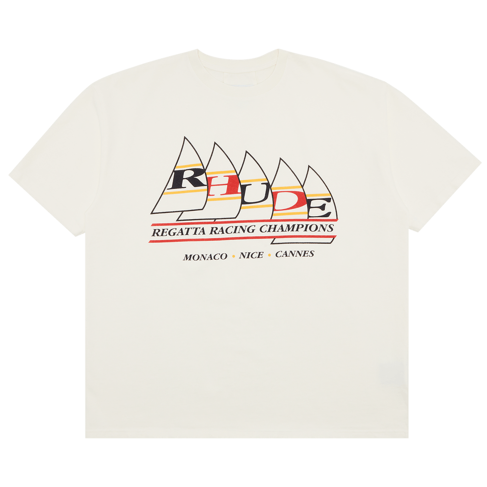 ★hude★ オフホワイト 'Rhude' Regatta Champions Tシャツ 1530082_00.png.png