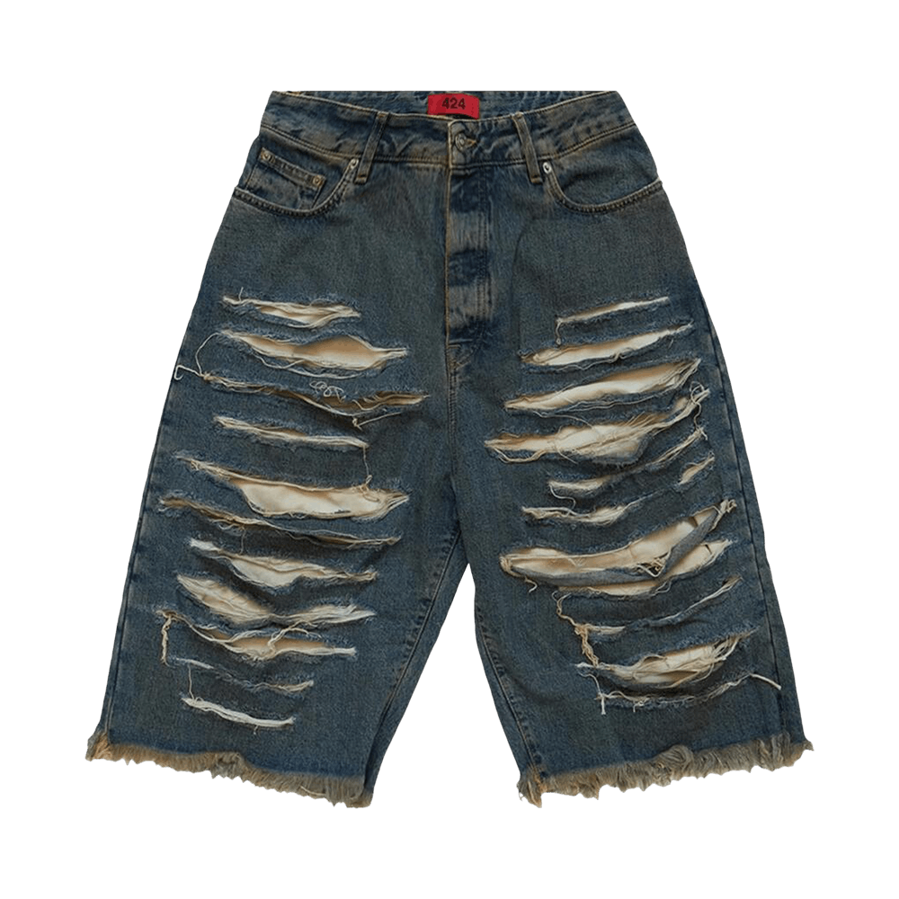 おすすめプライズ｜株式会社タイトー Daddy Big 424 Buy Denim 503 TE001 FF5SMT37AP - 'Blue' Shorts 洋楽