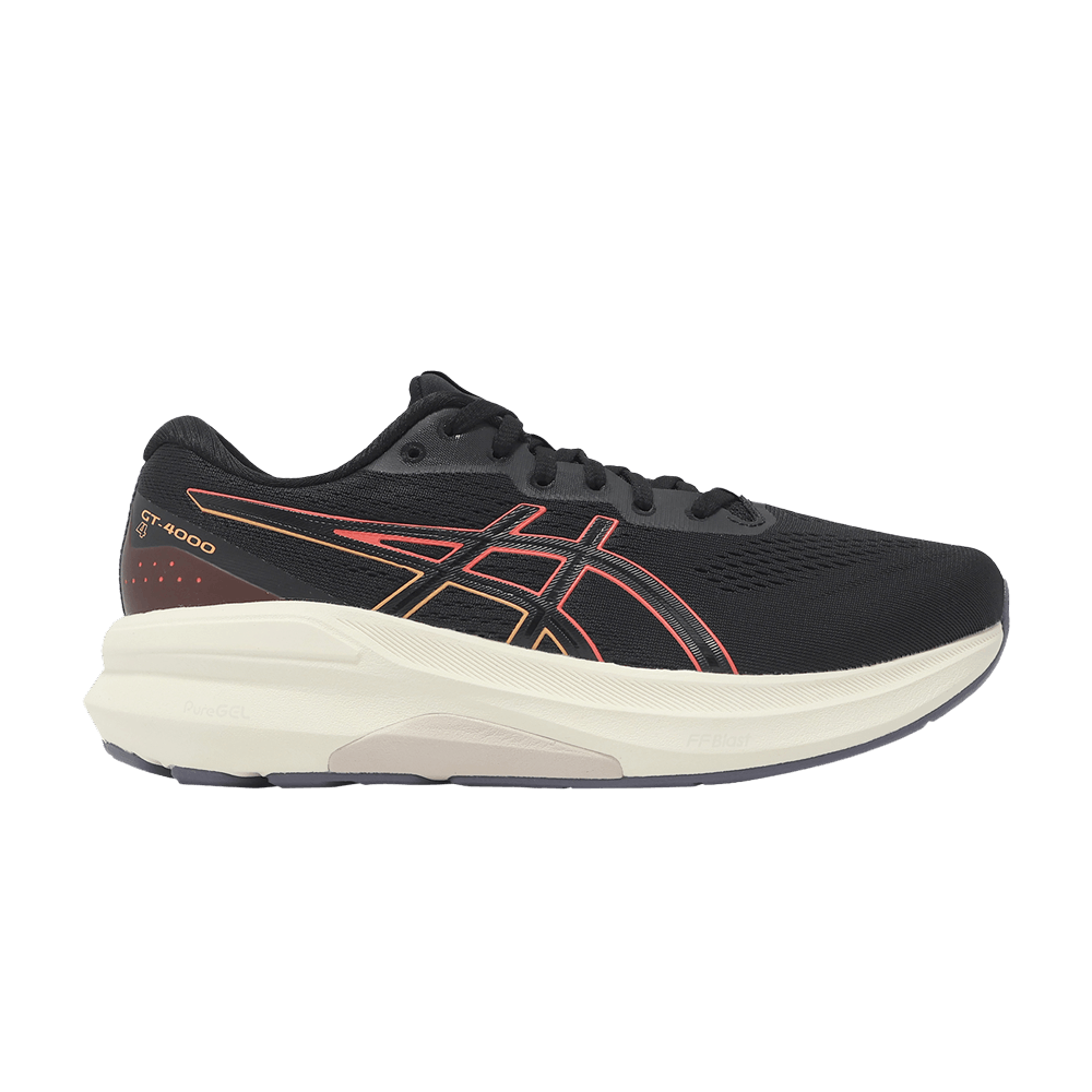 Asics Wmns Gt 4000 4 Wide 'black Coral Reef'