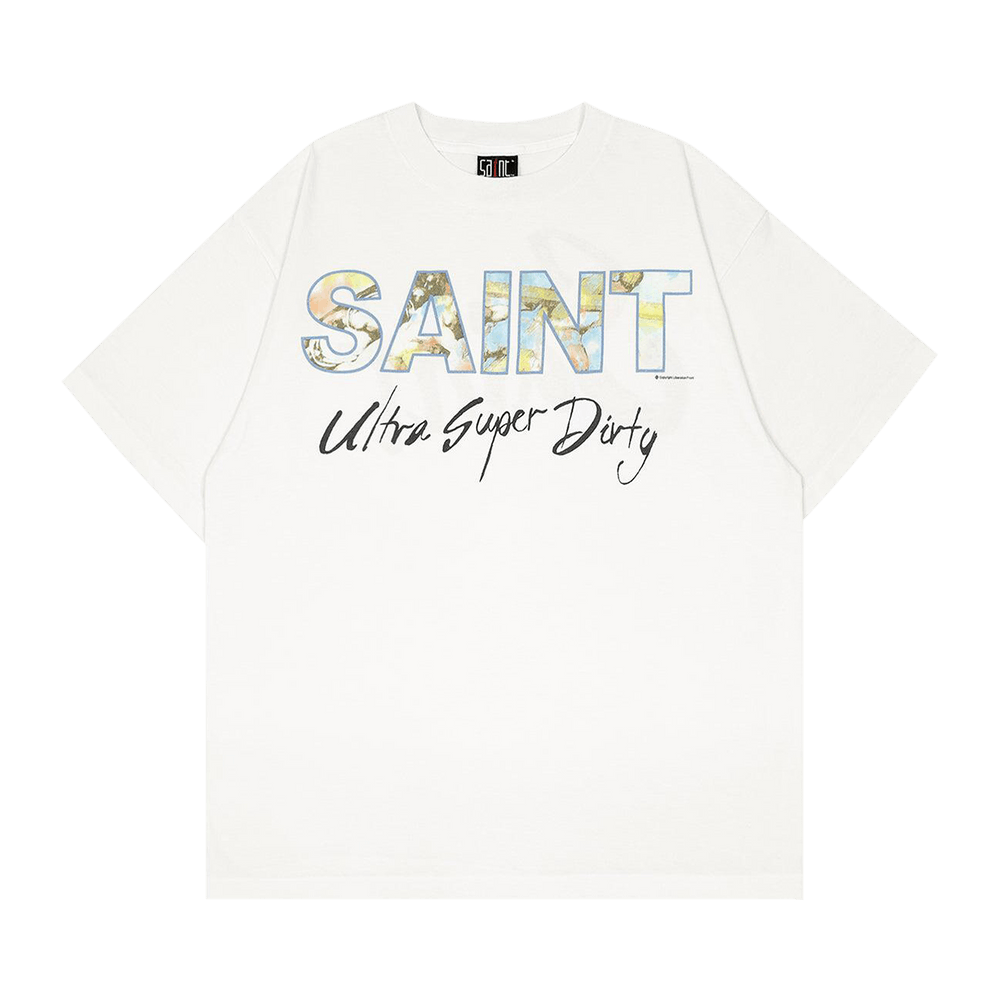 Buy SAINT Mxxxxxx Short-Sleeve Super Dirty Tee 'White' - SM HR8