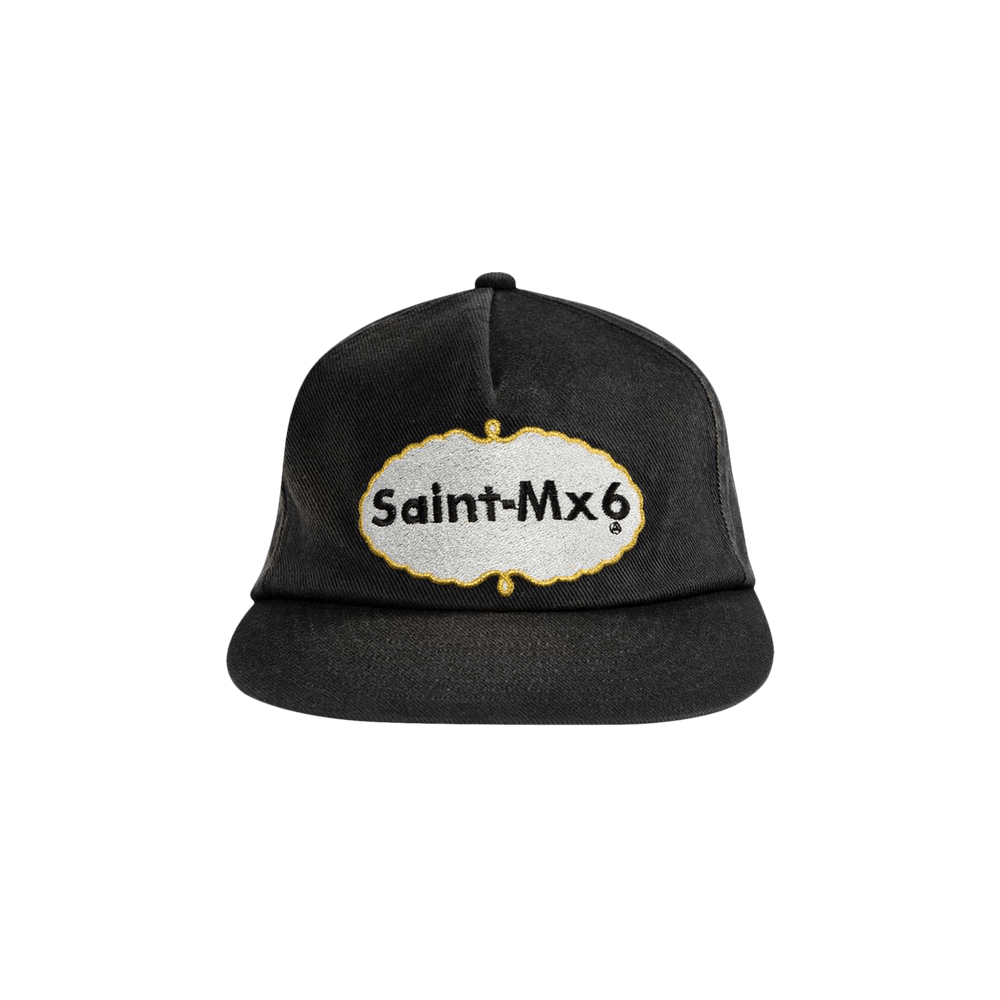 Buy SAINT Mxxxxxx Eat Me 5-Panel Cap 'Black' - SM HR8 0000 075 | GOAT