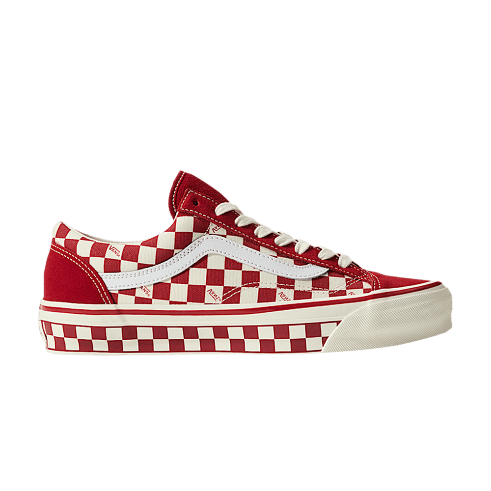 Vans Premium Old Skool 36 Checkerboard - Chili Pepper Red