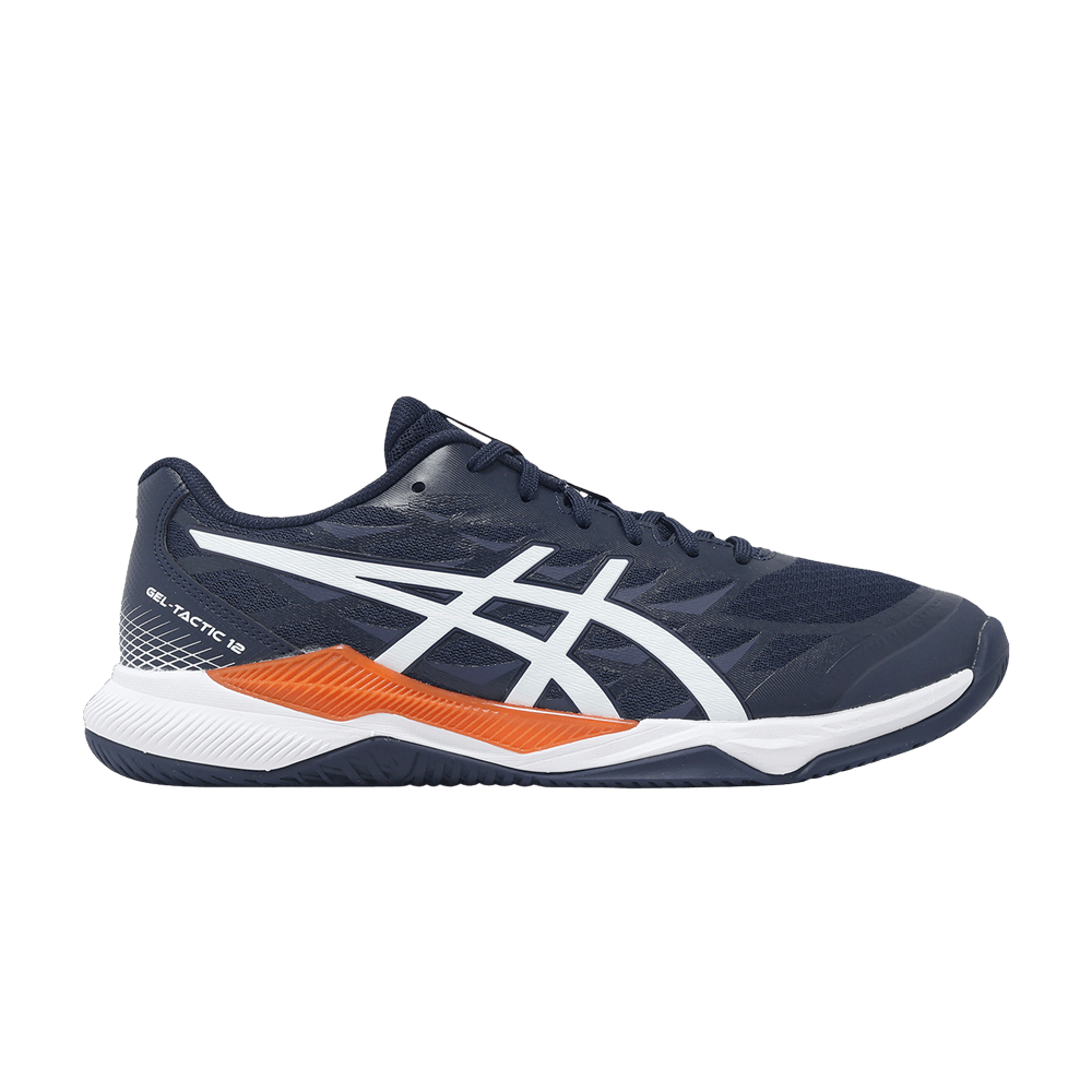 Asics Gel Tactic 12 2E Wide Midnight White