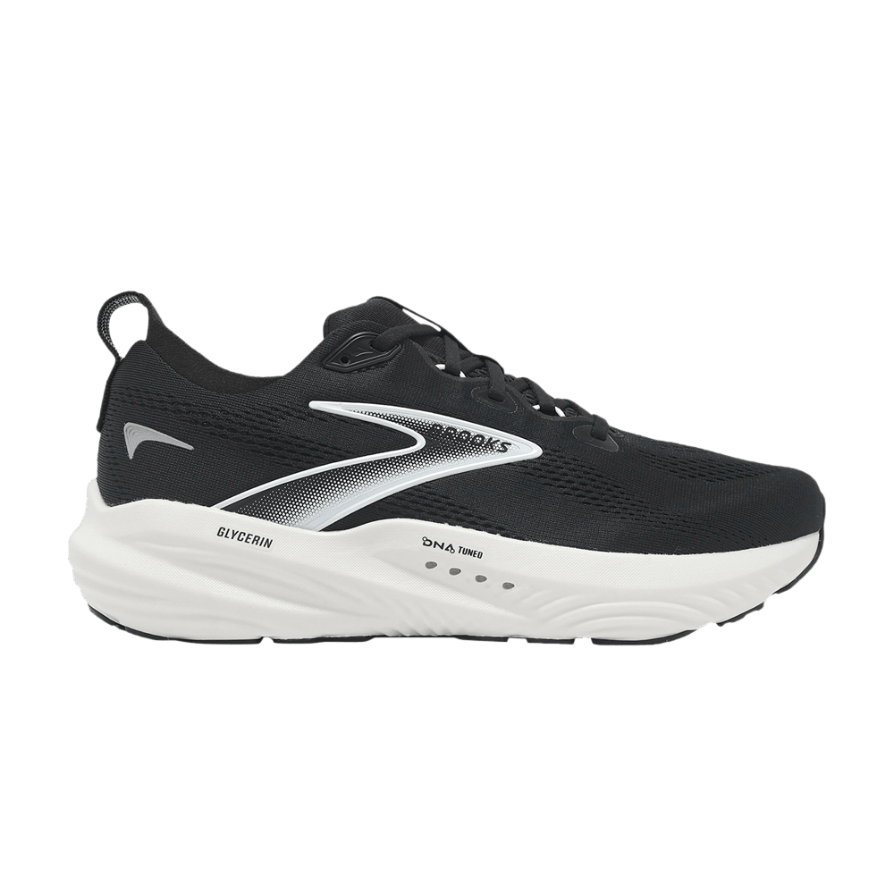 Brooks Glycerin 22 2e Wide Black Grey White