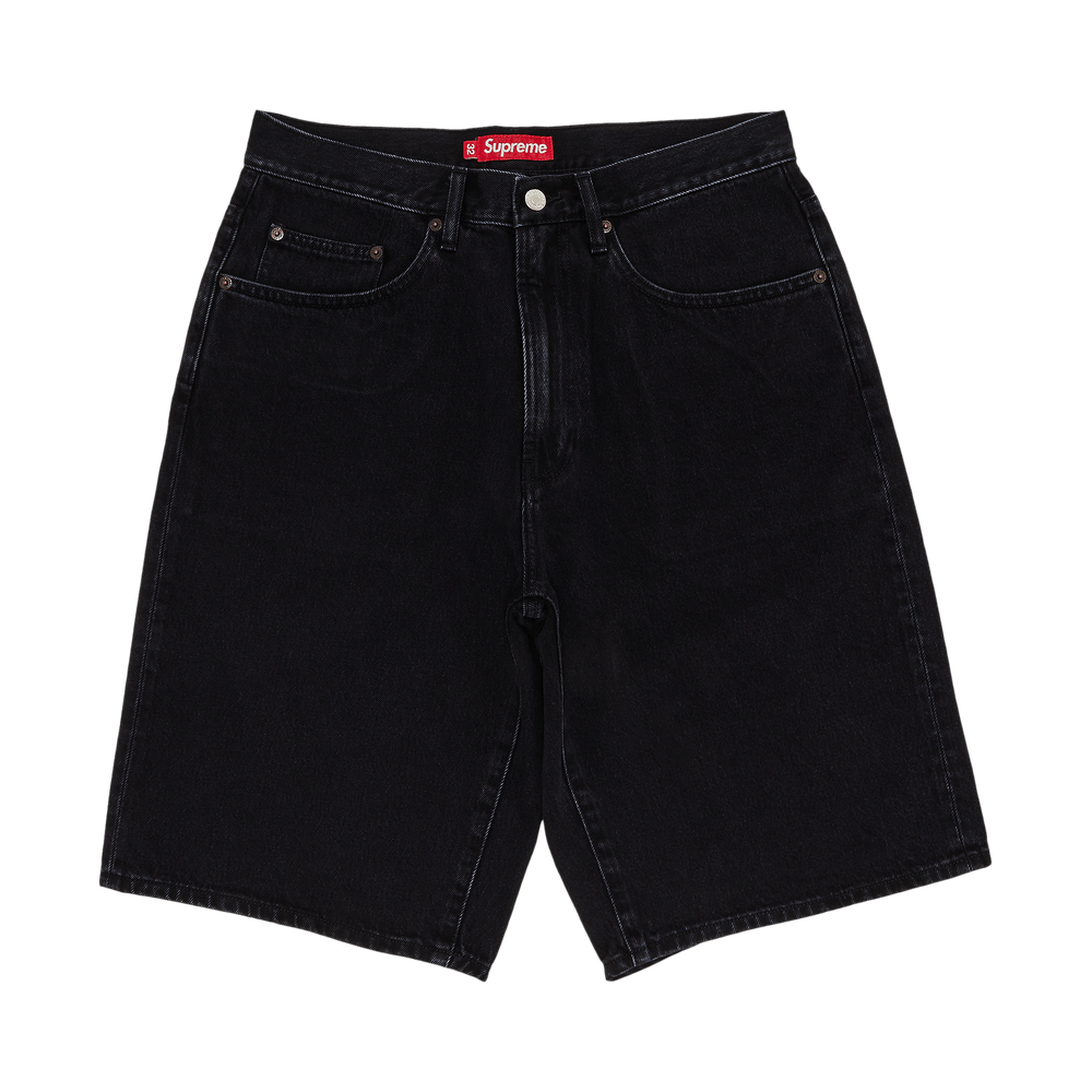パンツ Supreme Baggy Leather Short Black 36 Supreme Baggy Leather Short (SS24) - $298