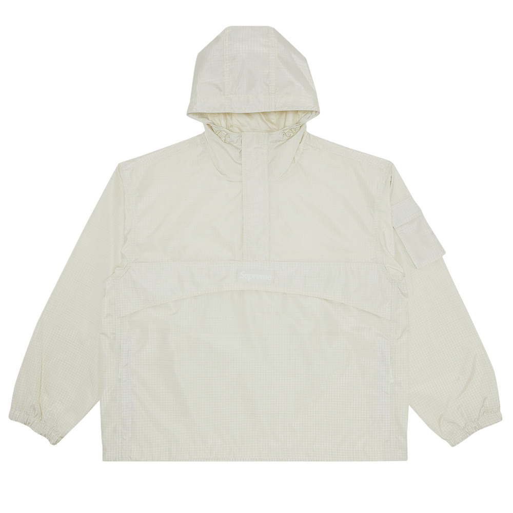 新品未使用 Supreme Reflective Ripstop Anorak Supreme Reflective Ripstop Anorak (SS25) - $198