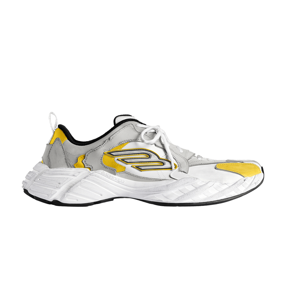 Balenciaga Monday Sneaker Worn-Out - White Grey Yellow