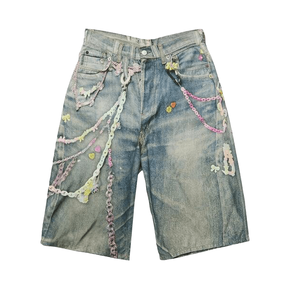 Acne Studios Keychain ショートパンツ Acne Studios - Loose fit shorts - Mid blue