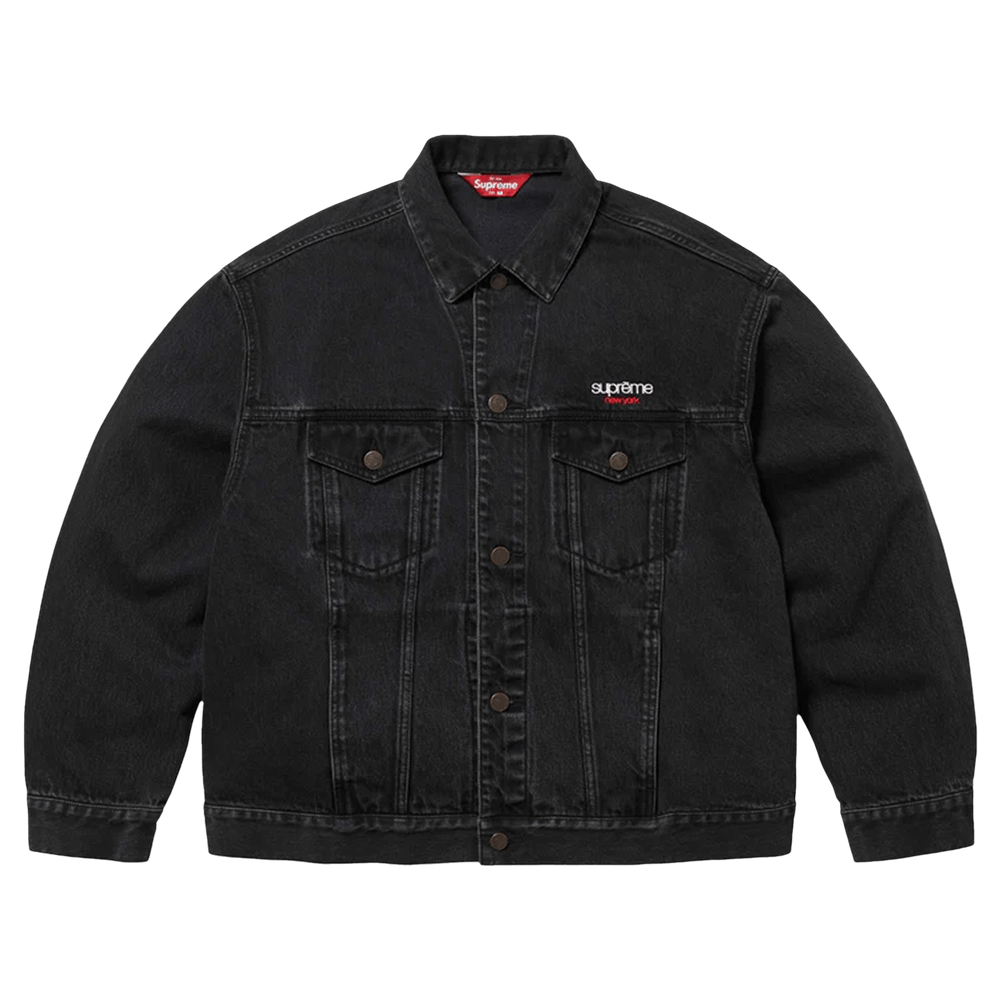 Supreme ブラック デニムジャケット M Buy Supreme Denim Trucker Jacket 'Black' - SS25J88 BLACK | GOAT
