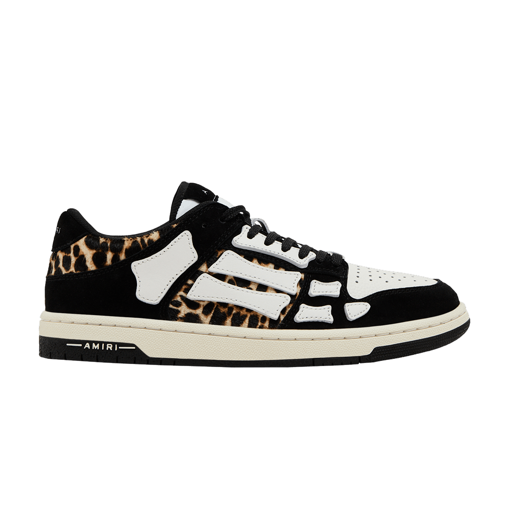Buy Amiri Skel Top Low 'Black White Leopard' - AMFOSR1057 001 | GOAT