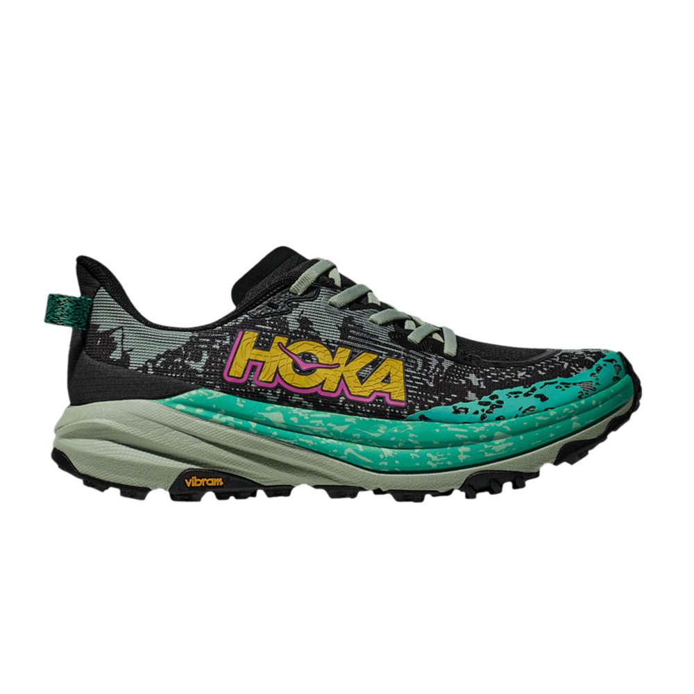 Hoka Wmns Speedgoat 6 'black Aloe Vera'