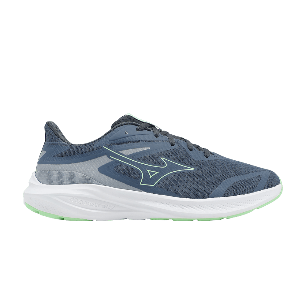 Buy Mizuno Enerzy Runnerz Wide 'Navy Neo Green' - K1GA241211 | GOAT AE