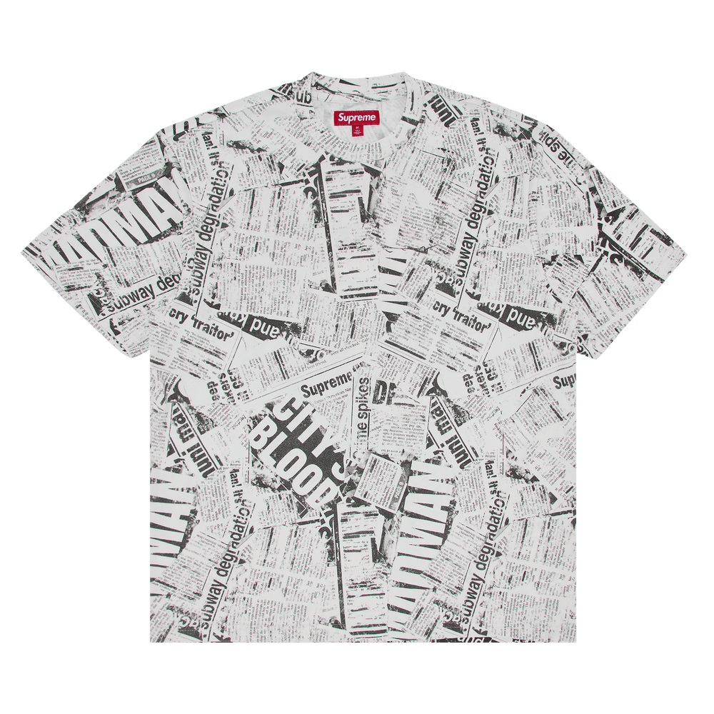 Supreme Typewriter S S Top (SS22) - $68