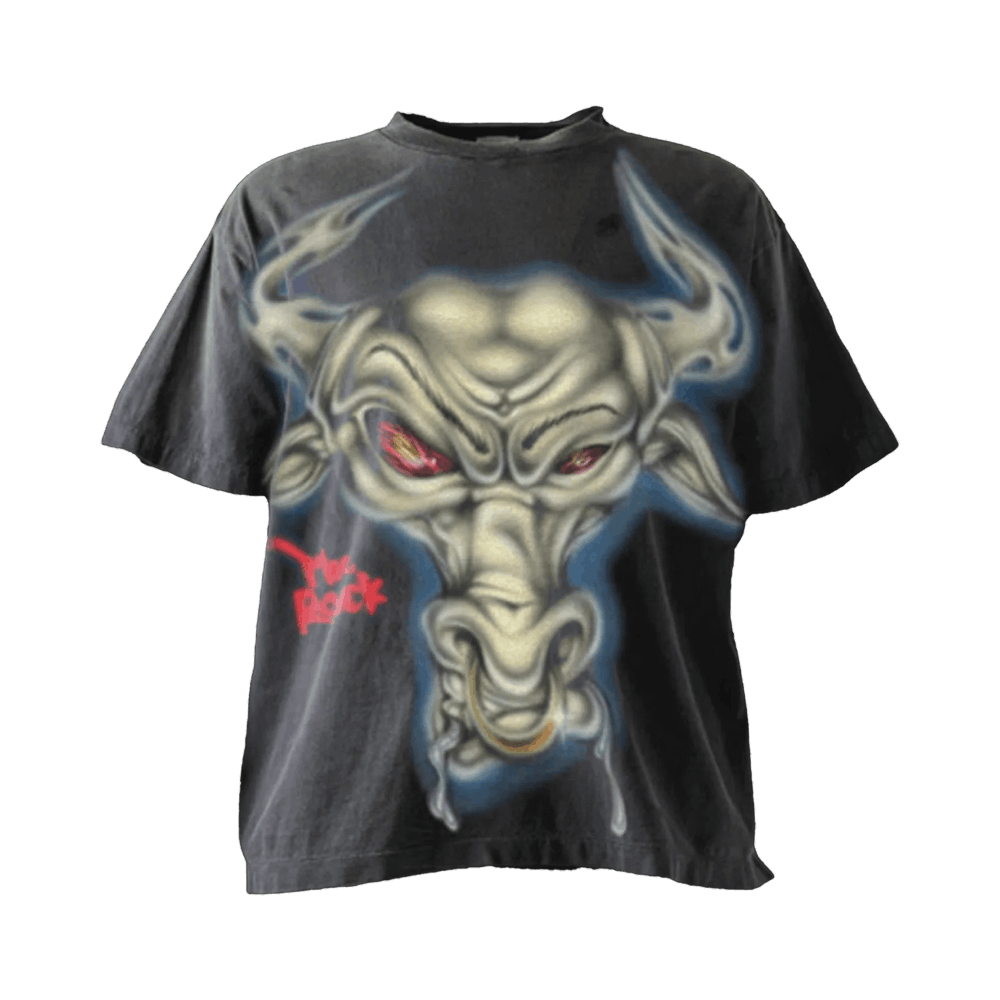 Buy Hellstar x WWE Brahma Bull T-Shirt 'Black' - HSWMTEE7 BLK | GOAT