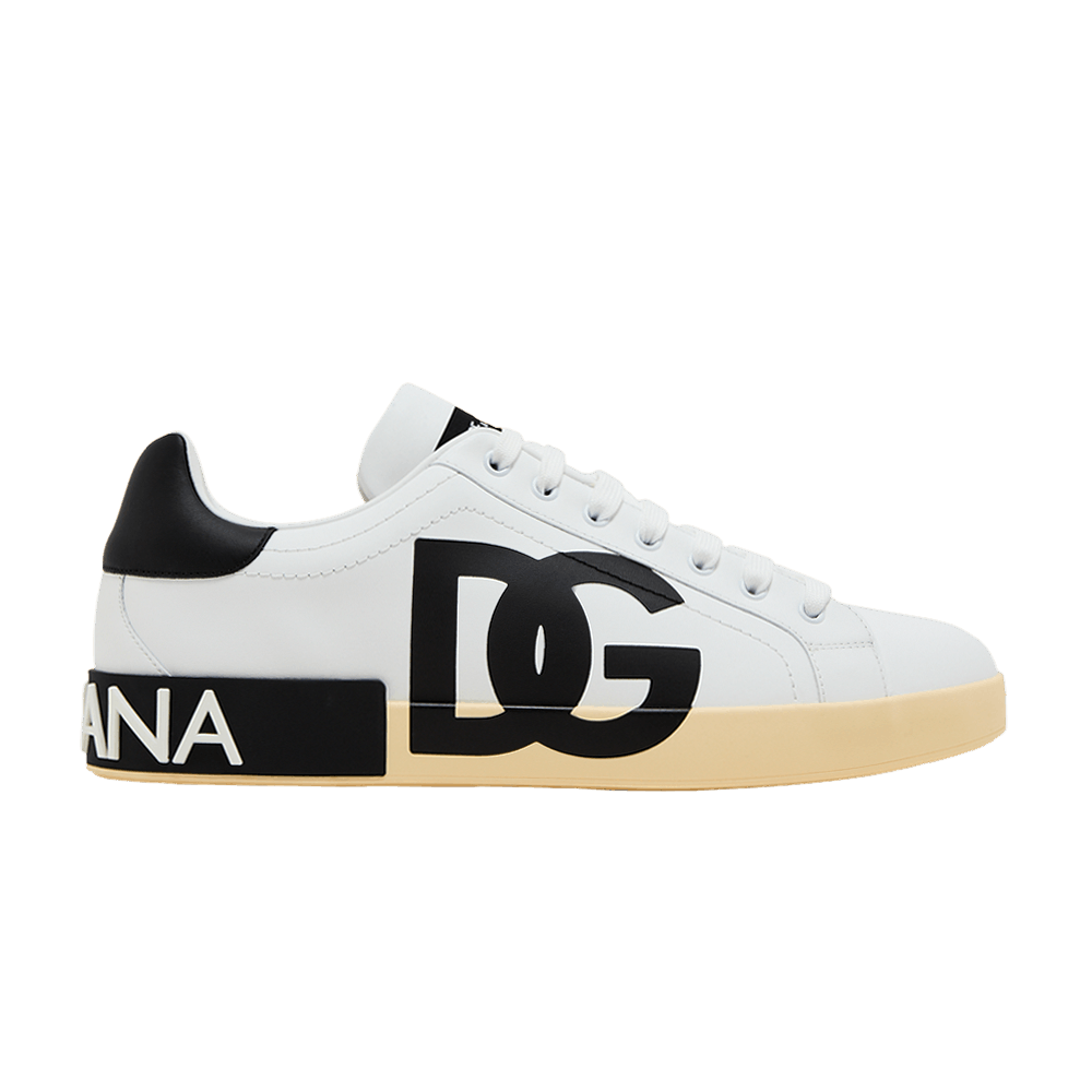 Buy Dolce & Gabbana Portofino Low 'DG Logo Print - White