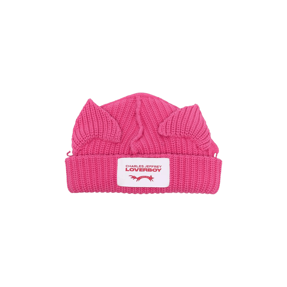 Buy Charles Jeffrey Loverboy Chunky Ears Beanie 'Pink' - 54130305
