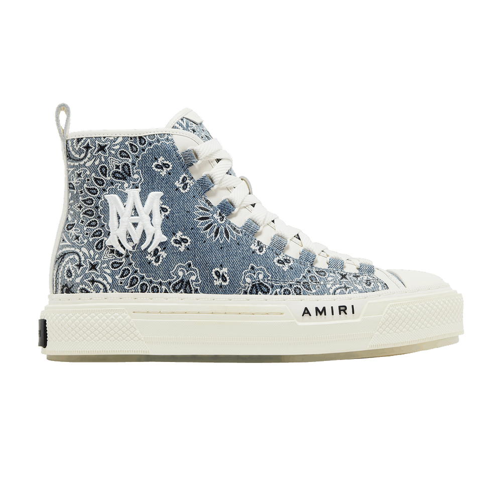 AMIRIアミリ 極美品 COURT HI スニーカー 42 バンダナ柄 中古・古着通販】AMIRI (アミリ) BANDANA RECONSTRUCTED SUNSET LIGHT