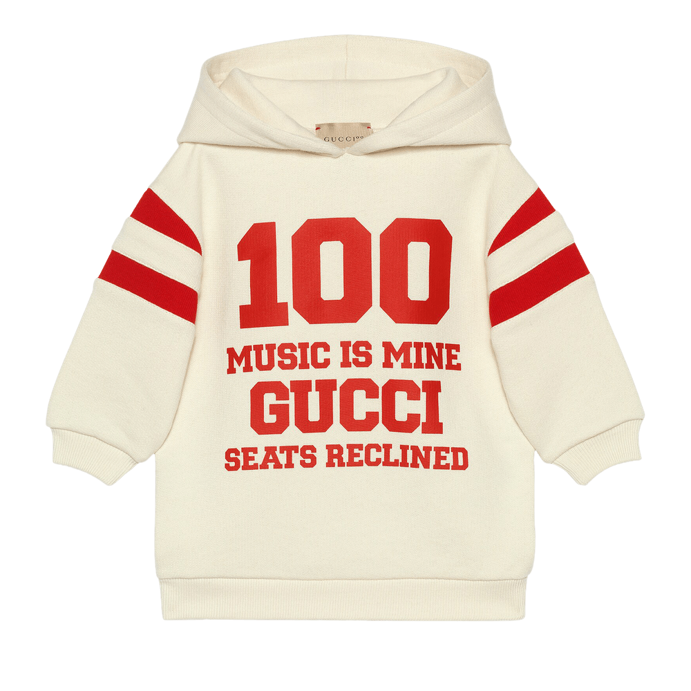 Buy Gucci Kids Music Is Mine Hoodie 'White' - 678934 XJD1W 9229 | GOAT