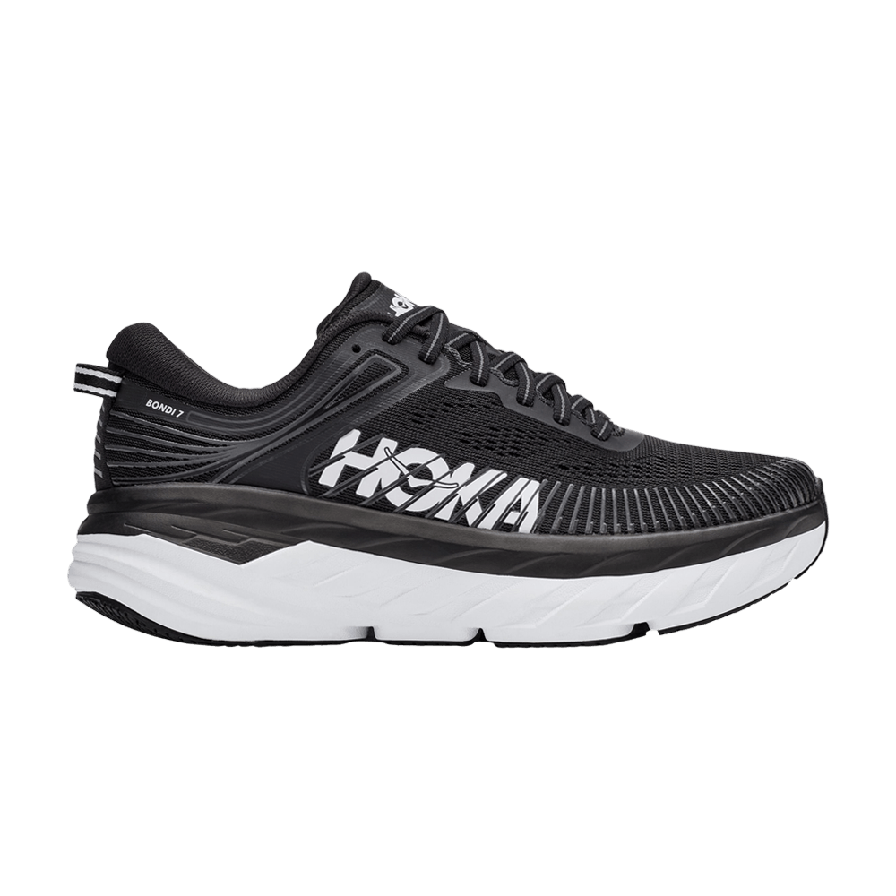 Hoka Wmns Bondi 7 Wide 'black White'