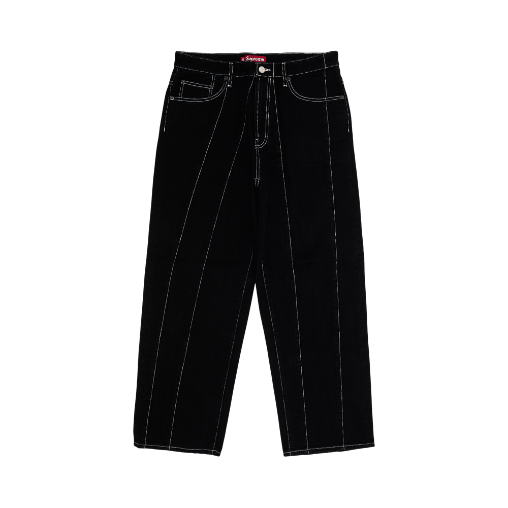 パンツ supreme Baggy Jean BLACK 32 Supreme Baggy Selvedge Jean (FW25) - $198