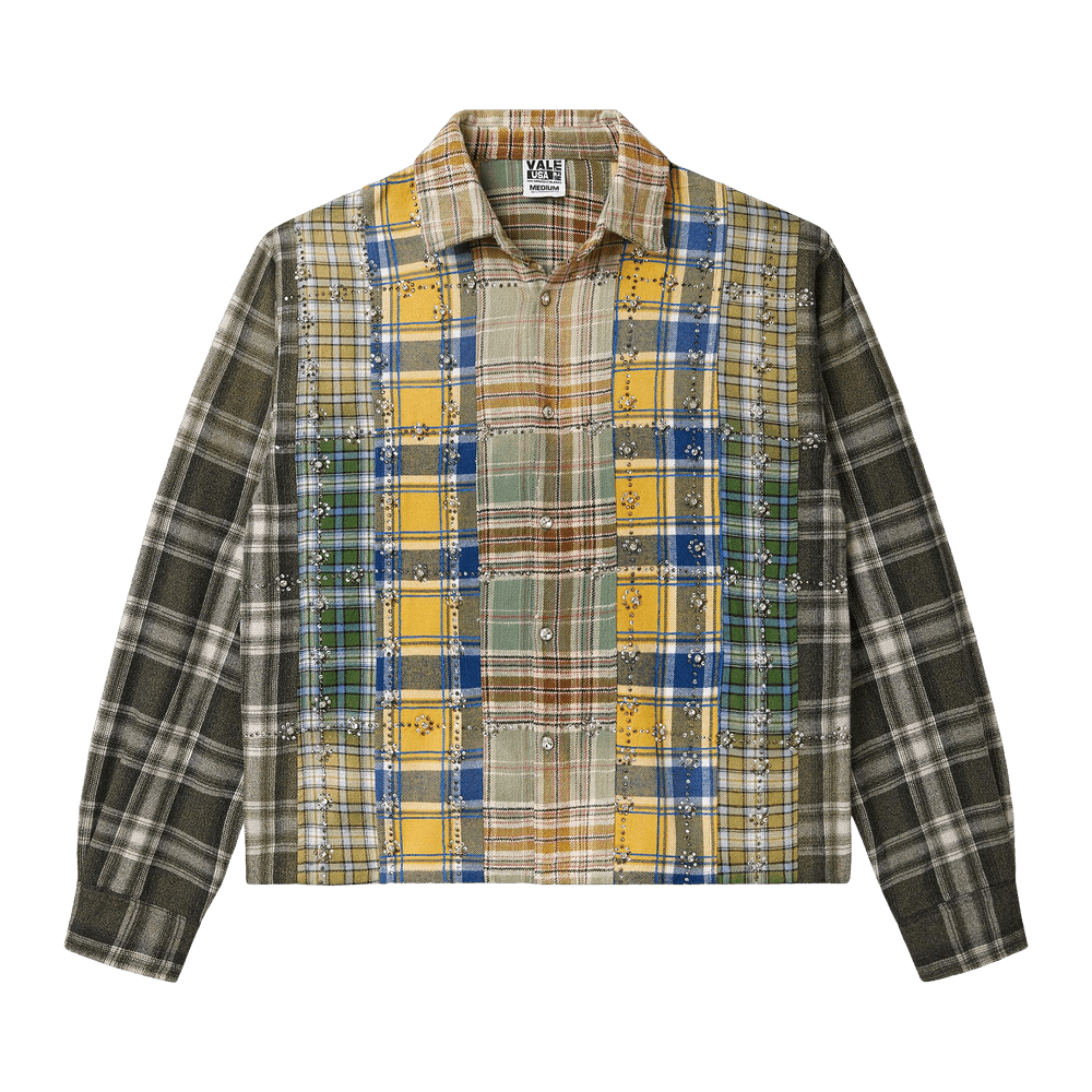 【正規品】Vale Forever Green Day Flannel XXL Buy Vale Forever Earth Day Flannel 'Green/Patchwork' - VALE