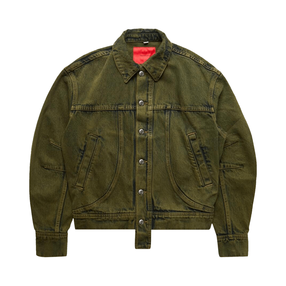 Buy Eckhaus Latta Boreal El Redux Denim Jacket 'Green
