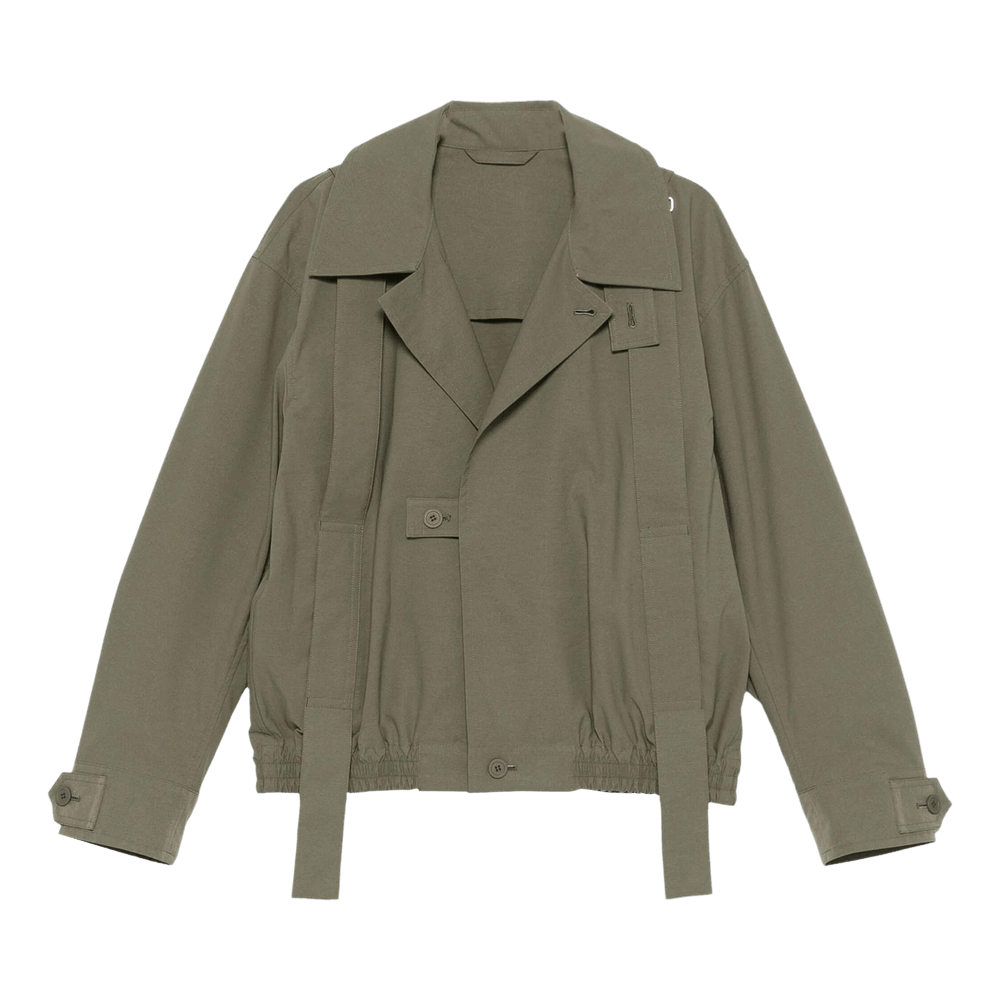 Buy Homme Plissé Issey Miyake Parachute Jacket 'Khaki' - HP56FC325
