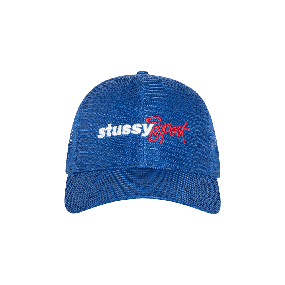 Buy Stussy Mid-Depth Sport Mesh Snapback 'Blue' - 1311176