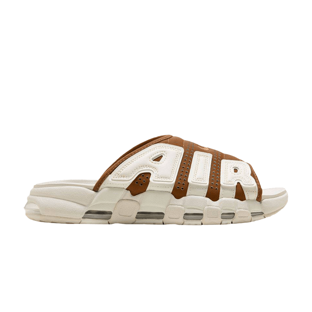 国内完売Nike Air More Uptempo Slide British Tan モアテンタン NIKE AIR MORE UPTEMPO SLIDE LT BRITISH TAN/SAIL-LT OREWOOD