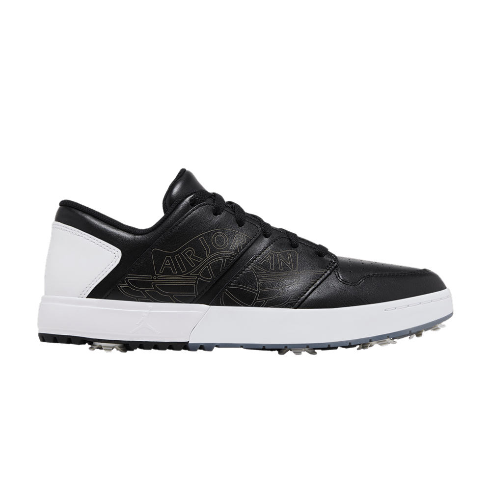 シューズ(男性用) Nike Air Jordan Nu Retro 1 Low Golf 25cm Air Jordan Jordan Nu RETRO 1 Low Golf Black White Price in India