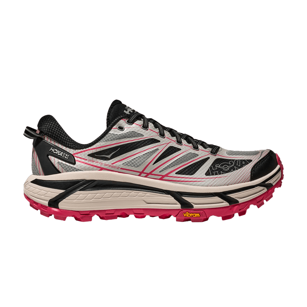 Hoka Mafate Speed 2 'galactic Grey Ruby Red'