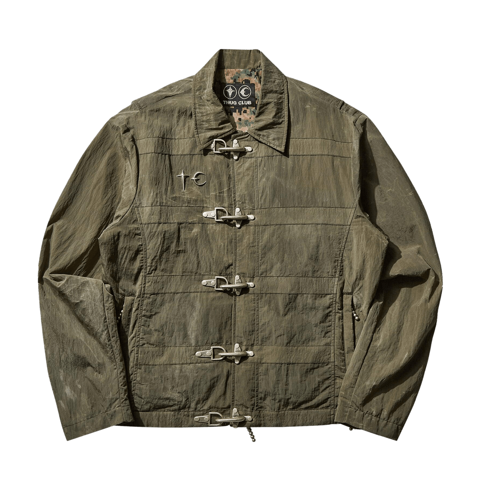 Buy Thug Club Scarred Bio Soldier Jacket 'Khaki' - TC25JK0301 | GOAT
