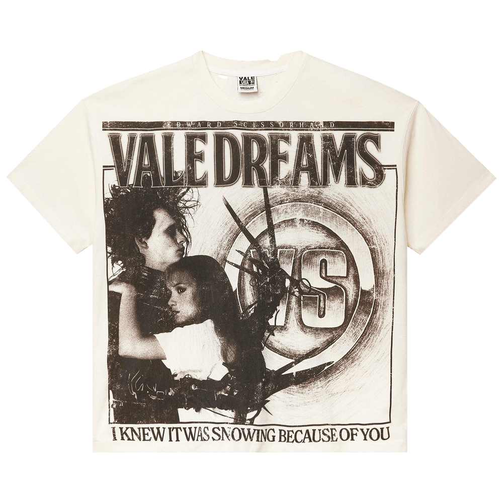 VALE FOREVER T Shirts ヴィンテージ Tシャツ SCISSORHANDS TEE Vale Forever Valley Sport Scissorhands White Mens Graphic