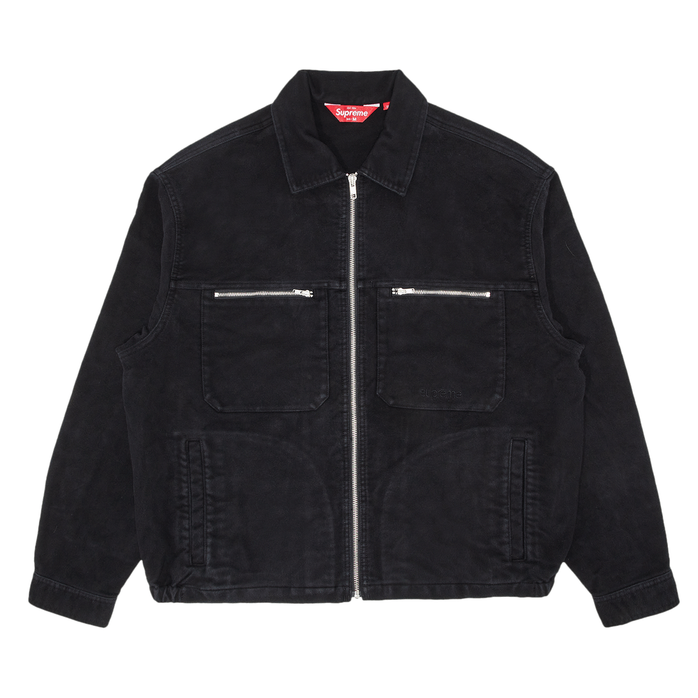 supreme moleskin Work Jacket ゼブラ　M Supreme Moleskin Work Jacket Zebra M